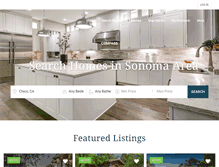 Tablet Screenshot of homesinsonoma.com